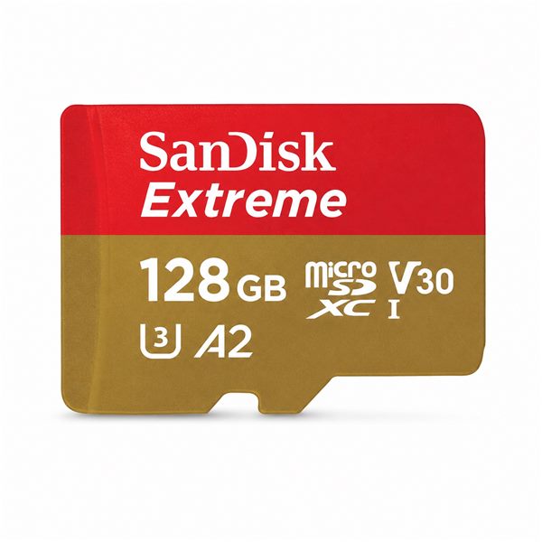SanDisk Extreme microSD 128GB V30
